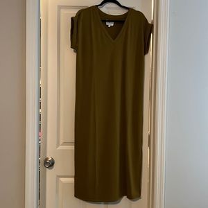 Lou & Grey Softserve Slub Midi Tee Dress